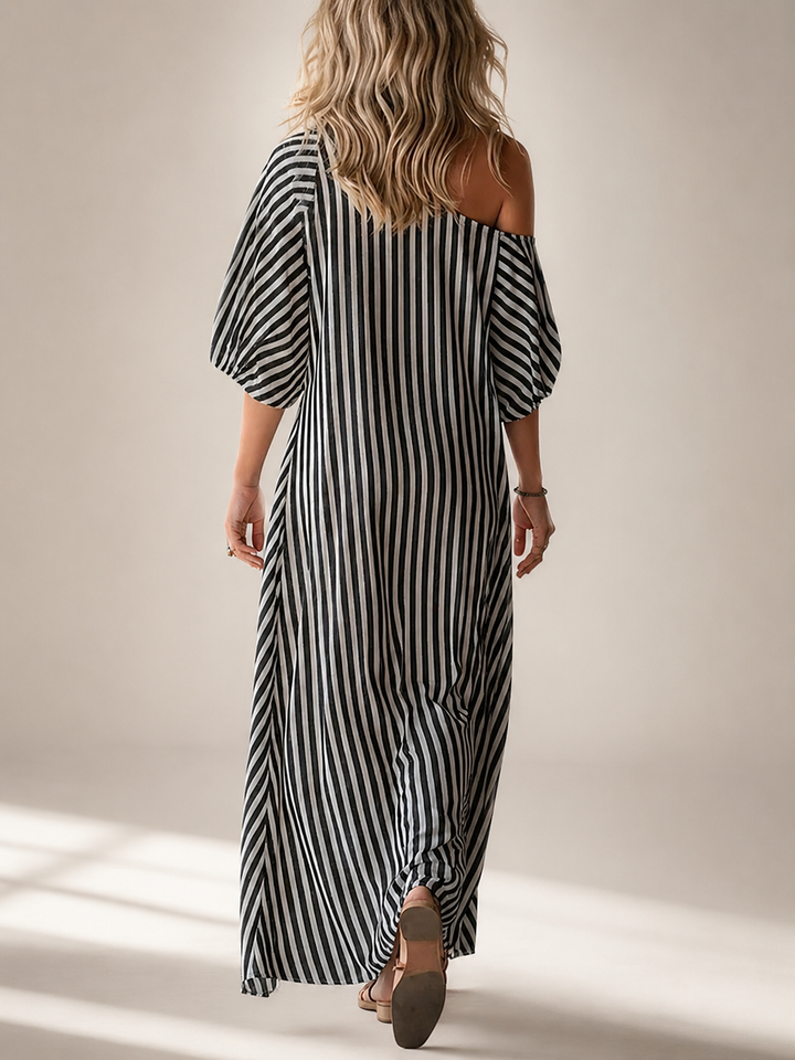 Marina Striped Maxi Dress